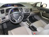 2012 Honda Civic EX-L Coupe Stone Interior