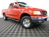 2001 Bright Red Ford F150 XLT SuperCab 4x4 #82846405