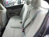 2012 Honda Civic NGV Sedan Rear Seat