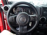 2013 Jeep Wrangler Unlimited Sport 4x4 Steering Wheel