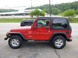 2001 Jeep Wrangler Flame Red