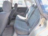2000 Subaru Legacy GT Sedan Rear Seat