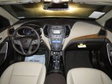 2013 Hyundai Santa Fe Limited Beige Interior