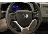 2012 Honda Civic EX Coupe Steering Wheel