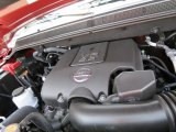 2013 Nissan Armada SV 5.6 Liter DOHC 32-Valve CVTCS V8 Engine
