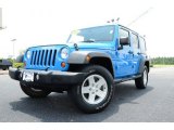 2012 Cosmos Blue Jeep Wrangler Unlimited Sport 4x4 #82895900
