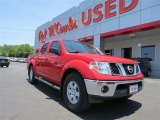 Aztec Red Nissan Frontier in 2005