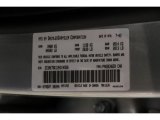 2002 300 Color Code for Bright Silver Metallic - Color Code: PS2