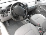 2002 Kia Rio Sedan Gray Interior