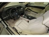 2014 BMW 6 Series 640i Coupe Ivory White Interior