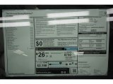 2014 BMW 6 Series 640i Coupe Window Sticker