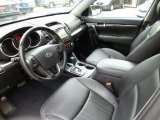 2012 Kia Sorento SX V6 AWD Black Interior