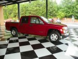 2005 Dark Cherry Red Metallic Chevrolet Colorado LS Crew Cab #82970303