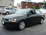 Black Volkswagen Jetta in 2011