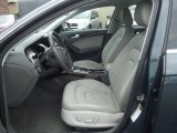 2010 Audi A4 2.0T quattro Sedan Light Gray Interior