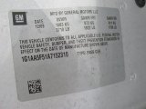 2010 Chevrolet Cobalt XFE Coupe Info Tag