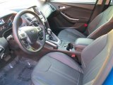 2013 Ford Focus Titanium Hatchback Charcoal Black Interior