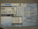 2012 Mazda MX-5 Miata Grand Touring Hard Top Roadster Window Sticker