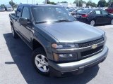 2010 Steel Green Metallic Chevrolet Colorado LT Crew Cab #83017802