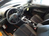 2013 Subaru Impreza WRX STi 4 Door Orange Special Edition STi Black Alcantara/Carbon Black Interior