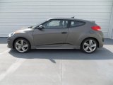 Matte Gray Hyundai Veloster in 2013