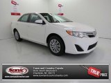 2013 Super White Toyota Camry LE #83017543