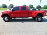 2006 Red Clearcoat Ford F350 Super Duty XLT Crew Cab 4x4 Dually #83017716