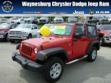 2011 Flame Red Jeep Wrangler Sport 4x4 #83017321