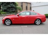 Crimson Red BMW 3 Series in 2012