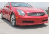 2004 Laser Red Infiniti G 35 Coupe #83071003