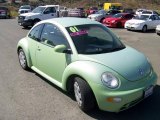2001 Cyber Green Metallic Volkswagen New Beetle GLS Coupe #8304423