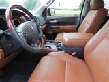 2012 Toyota Tundra Limited CrewMax Red Rock Interior