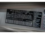 2011 C Color Code for Arctic White - Color Code: 650