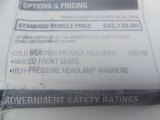 2009 Saab 9-3 2.0T Convertible Window Sticker