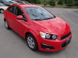 Victory Red Chevrolet Sonic in 2013