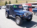 2005 Patriot Blue Pearl Jeep Wrangler Unlimited 4x4 #8304435