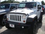 Bright White Jeep Wrangler in 2013