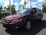 Dark Cherry Red Hyundai Sonata in 2008