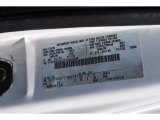 2000 E Series Cutaway Color Code for Oxford White - Color Code: YZ