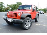 2012 Flame Red Jeep Wrangler Sport 4x4 #83141118