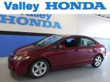 2010 Tango Red Pearl Honda Civic LX-S Sedan #83140918