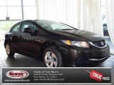 2013 Kona Coffee Metallic Honda Civic LX Sedan #83140904