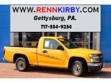 Yellow Chevrolet Colorado in 2007