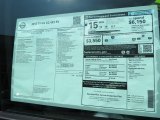2013 Nissan Titan SV Crew Cab Window Sticker