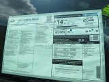 2013 Nissan Titan Pro-4X Crew Cab 4x4 Window Sticker