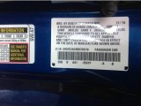 2011 Civic Color Code for Dyno Blue Pearl - Color Code: B561P