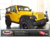 2008 Detonator Yellow Jeep Wrangler X 4x4 #83205769