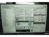 2013 BMW 7 Series 750Li Sedan Window Sticker