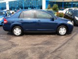 Blue Onyx Metallic Nissan Versa in 2011