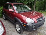 Mesa Red Metallic Hyundai Tucson in 2007